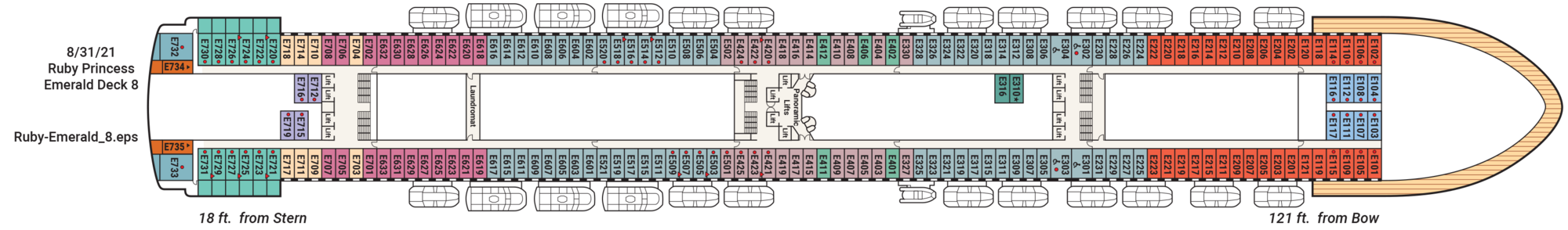 Deck 8 - Emerald plan